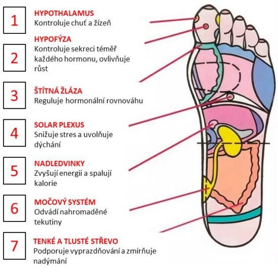 Těchto 7 bodů na noze vám uvolní stres a podpoří metabolismus.