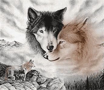 O dobrom psovi a zlom vlkovi.